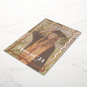 デイジー卒業発表 箔招待状 (回転した状態)