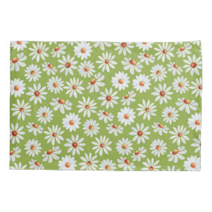 デイジー原水色春夏  枕カバー