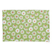 デイジー原水色春夏 枕カバー (正面)