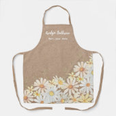 デイジー及びクフェイクラフト紙美しいプロフェッショナル エプロン (正面)