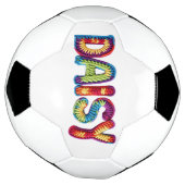 デイジー名のクロシェ鮮やかトのパターン サッカーボール (回転)