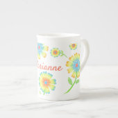 デイジー名Mag ボーンチャイナマグカップ (正面右)