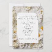 デイジー回収願の結婚更新 招待状 (正面)