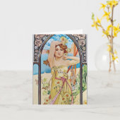 デイジー女神 カード (黄色い花)