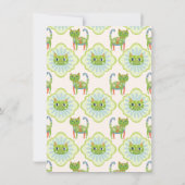 デイジー子猫顔プルフェクトバースデーパーティインビタティ 招待状 (裏面)