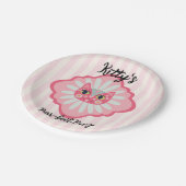 デイジー子猫顔プルフェクトバースデーパーティー ペーパープレート (アングル)