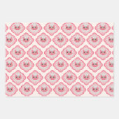 デイジー子猫顔プルフェクトバースデーパーティー ラッピングペーパーシート (正面2)