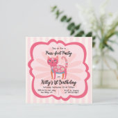 デイジー子猫顔プルフェクトバースデーパーティー 招待状 (スタンド正面)