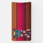 デイジー子猫 横断幕 (縦)