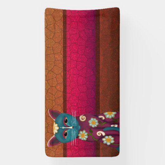 デイジー子猫 横断幕 (縦)