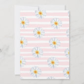 デイジー'小さなワイルドワン'女の子の赤ちゃんシャワー 招待状 (裏面)