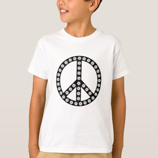 デイジー平和の象徴 Tシャツ (正面)