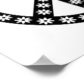 デイジー平和シンボル ポスター (角)