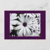 デイジー応答カード: Linen 3.5インチx 5インチx 5インチX 5 (裏面)