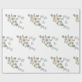 デイジー恋しく思ブライダルシャワー ラッピングペーパー (フラット)