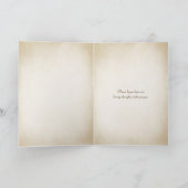 デイジー悔やみや弔慰 カード (内部)