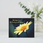 デイジー感動的の鑑賞美しい ポストカード (スタンド正面)