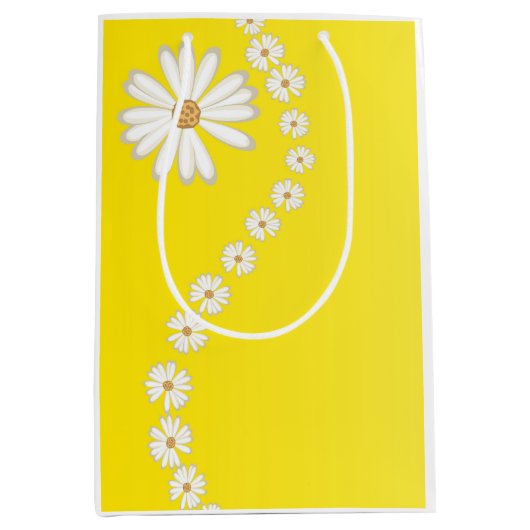 デイジー抱き枕 ミディアムペーパーバッグ (正面)