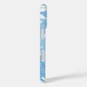 デイジー抽象芸術オンブルー Case-Mate iPhoneケース (裏面 / 右)