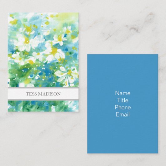 デイジー抽象芸術 名刺 (正面/裏面)