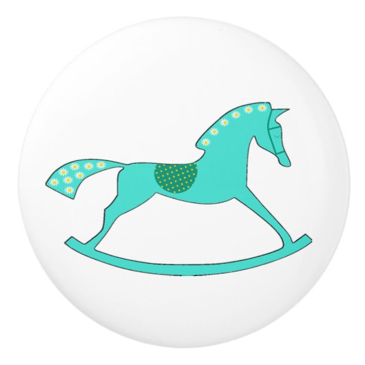 デイジー揺動馬 セラミックノブ (正面)