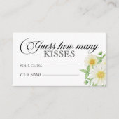 デイジー数を推測するキスブライダルゲーム エンクロージャーカード (正面)