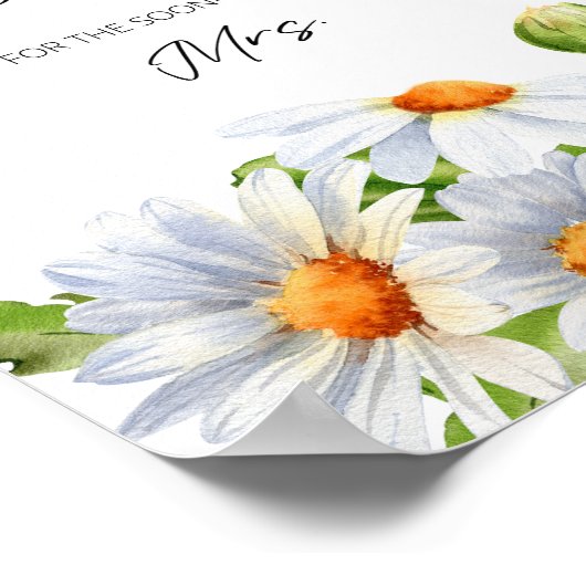 デイジー数を推測するキスブライダルゲーム ポスター (角)