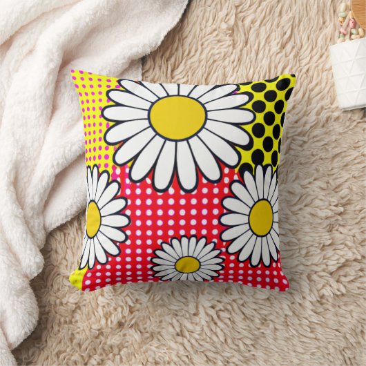 デイジー日 クッション (ブランケット)