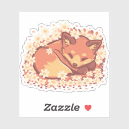 デイジー春キツネ シール