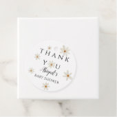 デイジー春ベビーシャワー フェイバータグ (インサイチュ)