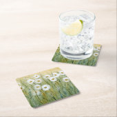 デイジー春1 スクエアペーパーコースター (インサイチュ)