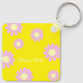 デイジー最高の先生フォトブライトイエロー キーホルダー (裏面)