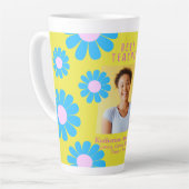 デイジー最高の先生黄色 カフェラテマグ (左アングル)