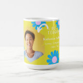 デイジー最高の先生黄色 コーヒーマグカップ (中央)