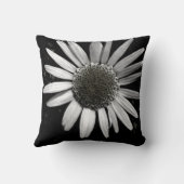 デイジー枕白黒フォト クッション (裏面)