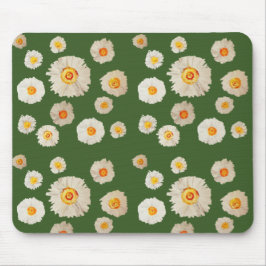 デイジー柄マウスパッド, デイジーの花のパターン マウスパッド