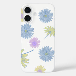 デイジー柄 iPhone 16 カバー