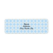 デイジー模様 ラベル (正面)