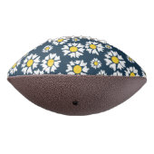 デイジー模様、花柄、白デイジー アメリカンフットボール (回転270)