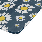 デイジー模様、花柄、白デイジー カッティングボード (角)