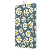 デイジー模様、花柄、白デイジー カーエアーフレッシュナー (左)