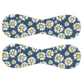 デイジー模様、花柄、白デイジー ソフトボール (パネル)