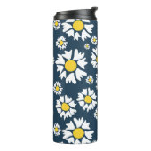 デイジー模様、花柄、白デイジー タンブラー (回転左)