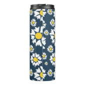 デイジー模様、花柄、白デイジー タンブラー (裏面)