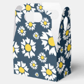 デイジー模様、花柄、白デイジー フェイバーボックス (オープン)