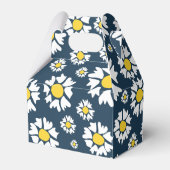 デイジー模様、花柄、白デイジー フェイバーボックス (正面サイド)