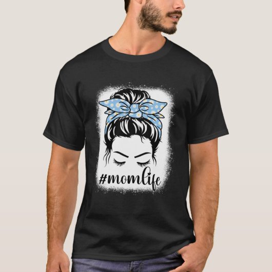 デイジー母の人生むちゃくちゃな髪のパン漂白ママのダ Tシャツ (正面)