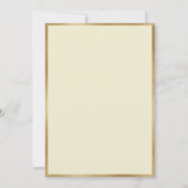 デイジー水彩フローラモダンズ結婚・インビタティ 招待状 (裏面)