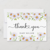 デイジー水彩 |フローラありがとう ノートカード (正面)