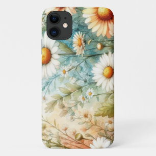 デイジー水色スタイル白のため彼女の電話 iPhone 11 ケース